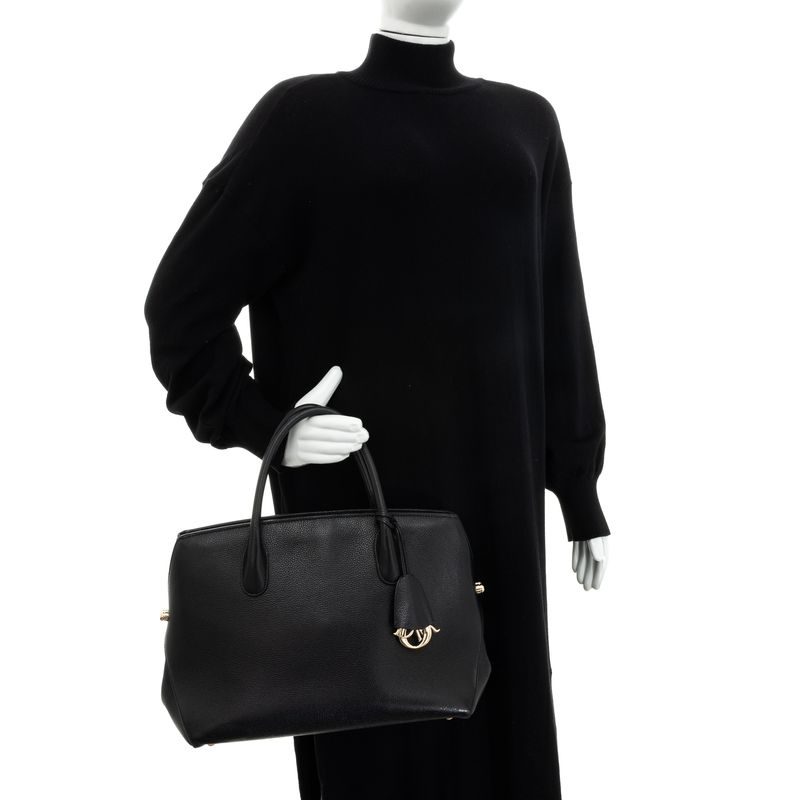 72244-Bolsa-Christian-Dior-Bar-Tote-Preta-verso
