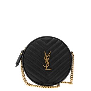 Bolsa Saint Laurent Sac Round Preto