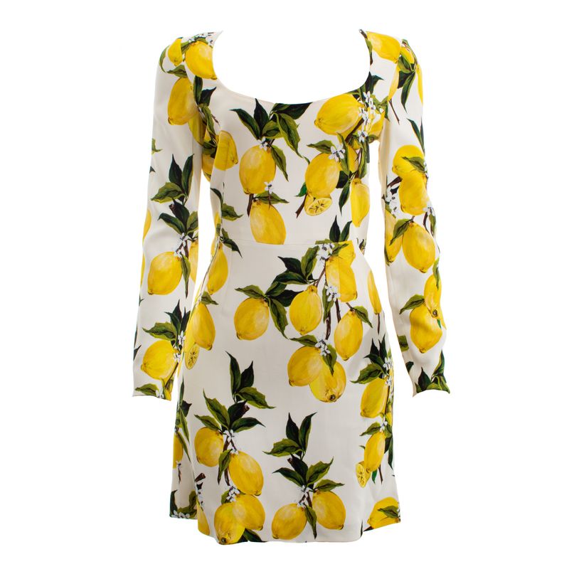 Vestido-Dolce---Gabbana-Limao-Siciliano
