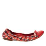 Sapatilha-Louis-Vuitton-Tecido-Estampado-Vermelho