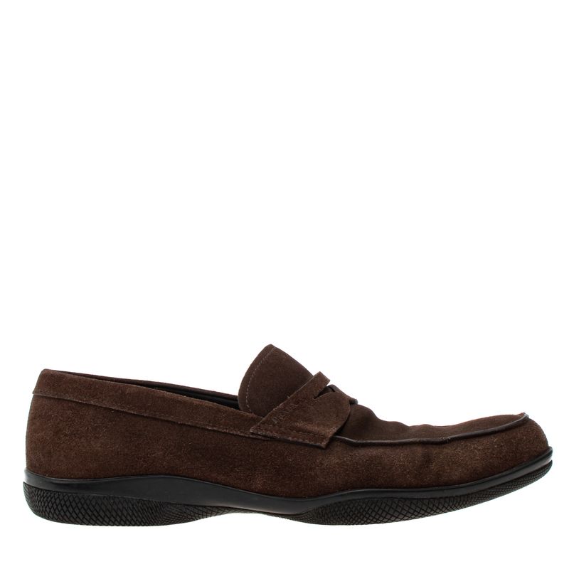 Mocassim-Prada-Camurca-Marrom