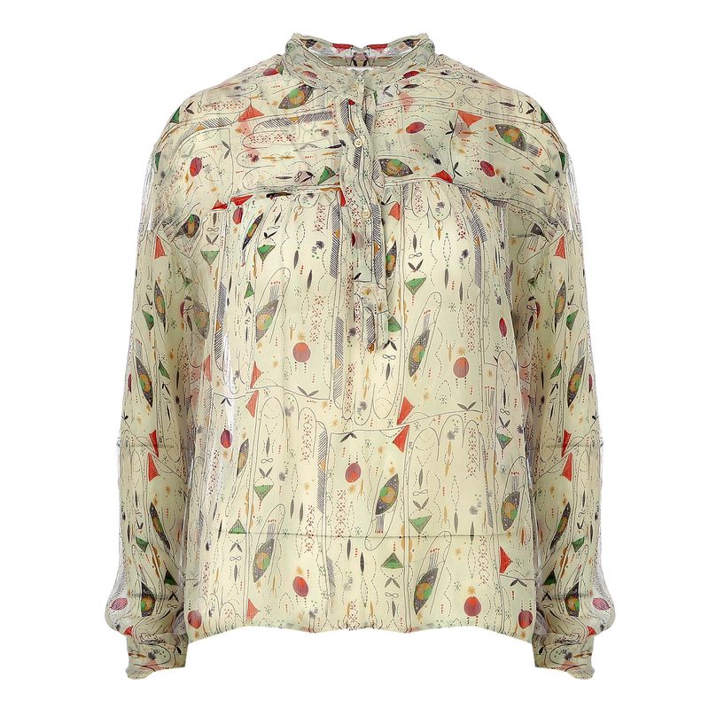 Blusa-Isabel-Marant-Seda-Estampada-Geometrica
