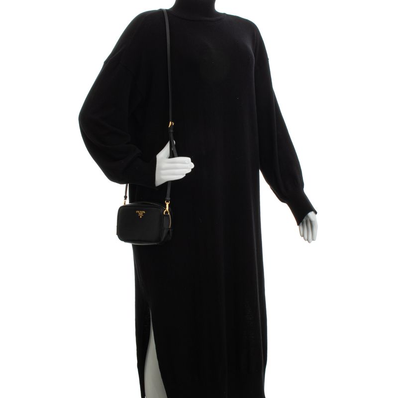 Bolsa-Prada-Camera-Saffiano-Preto