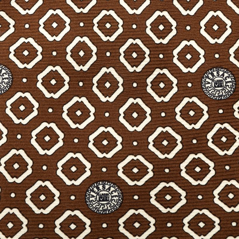 Gravata-Versace-Marrom-Estampada
