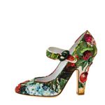 Sapato-de-Salto-Dolce---Gabbana-Floral-Bordado
