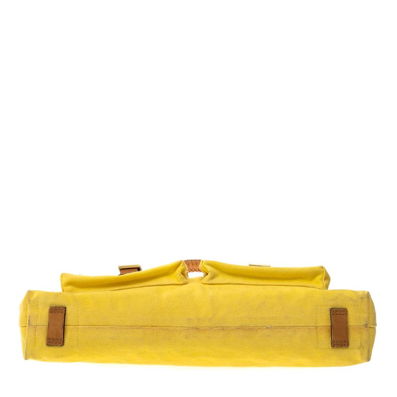 Bolsa-Gucci-Lona-Amarela