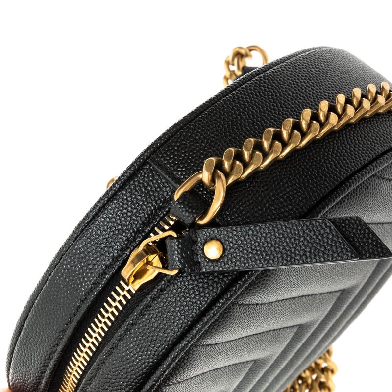 Bolsa-Saint-Laurent-Sac-Round-Preto