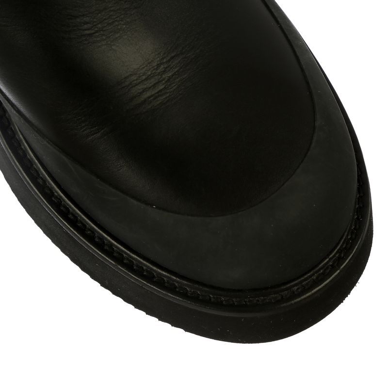 Bota-Celine-Couro-Preto