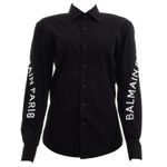 Camisa-Balmain-Preta