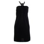 Vestido-Gucci-Preto-Detalhe-Couro