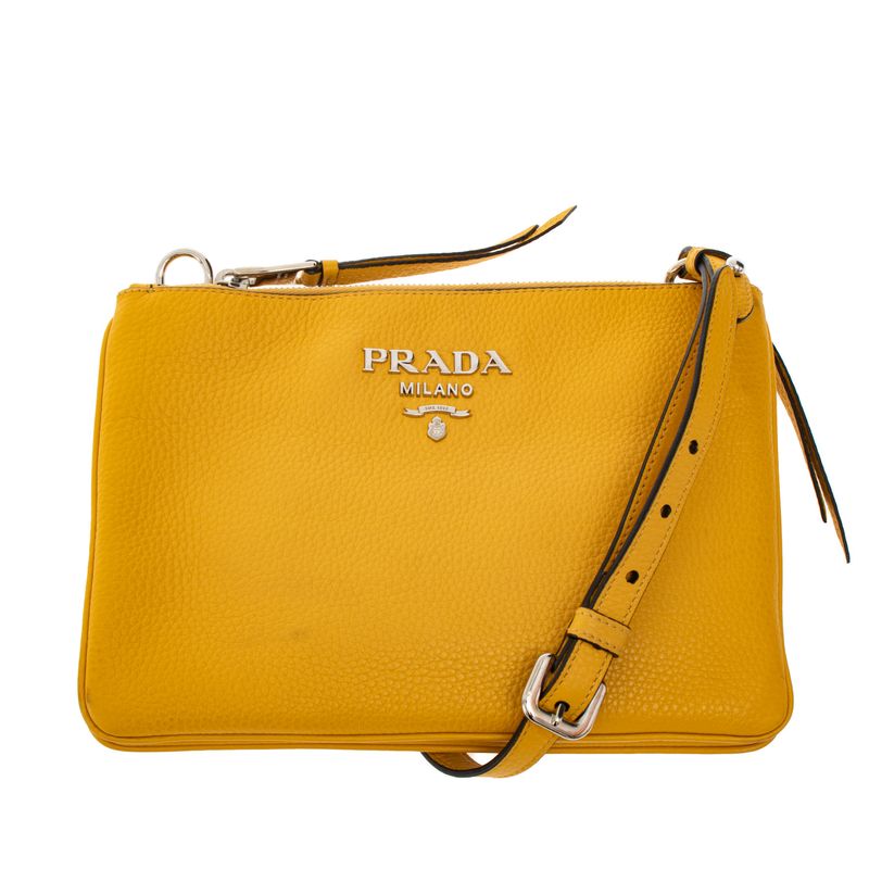 Bolsa-Prada-Transversal-Couro-Amarelo