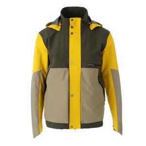 Jaqueta Zegna Corta Vento Amarela e Cinza