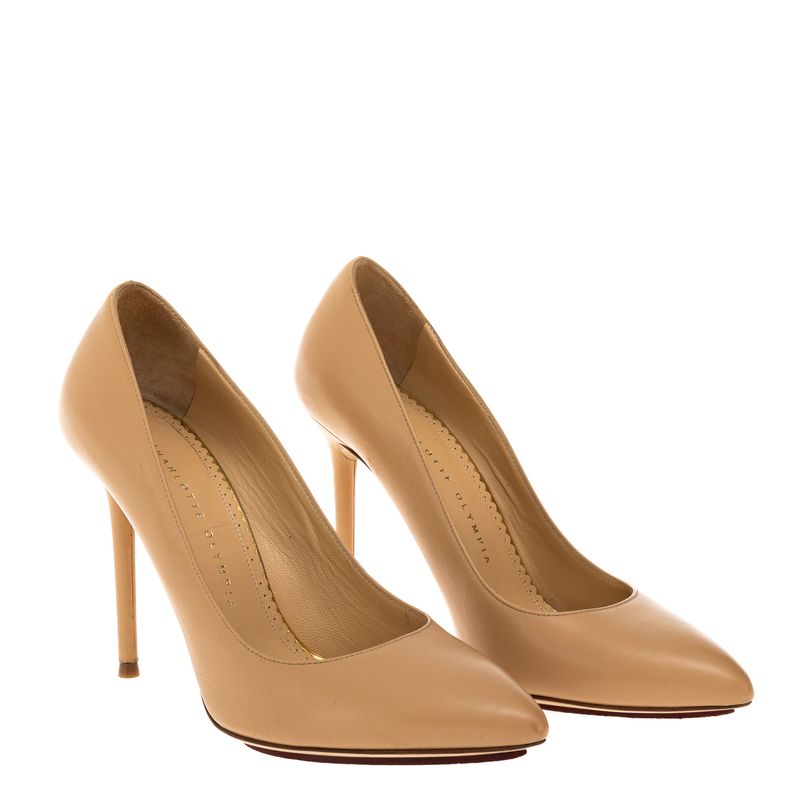 Scarpin-Charlotte-Olympia-Bege