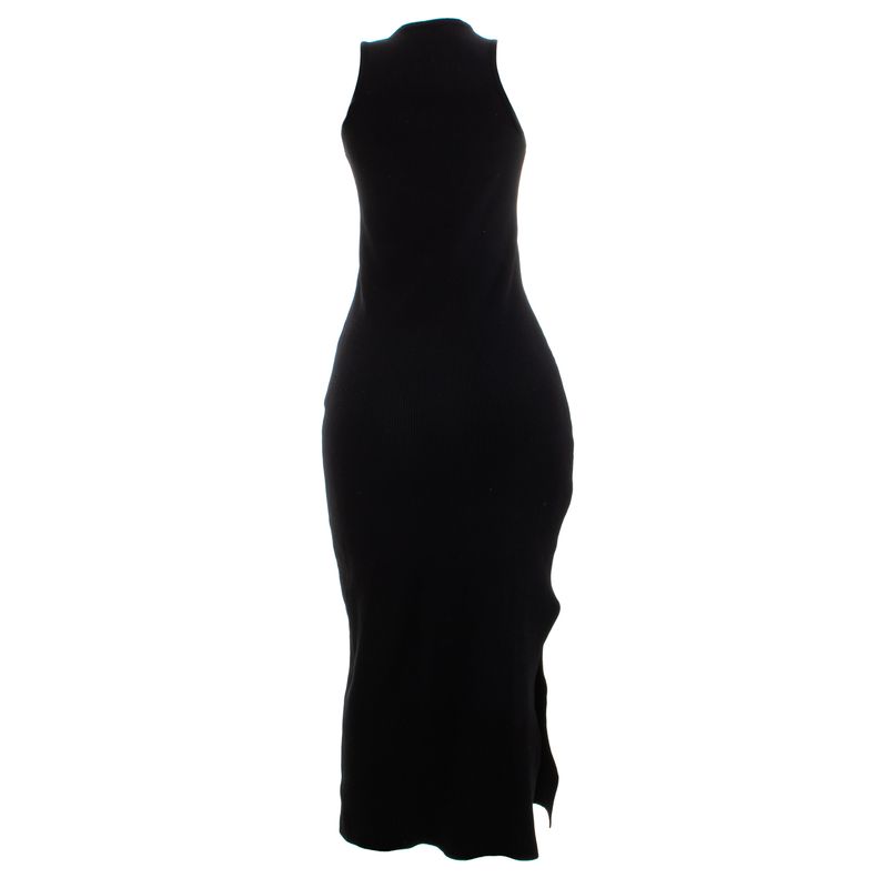 Vestido-Mixed-Trico-Preto