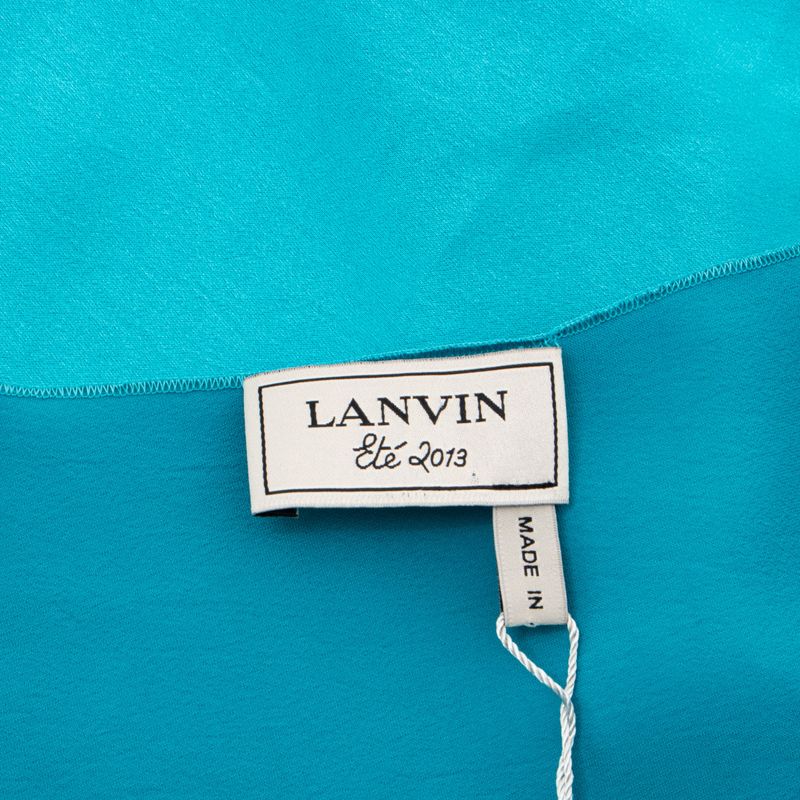 Blusa-Lanvin-Acetinada-Azul