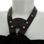 Vestido-Gucci-Preto-Detalhe-Couro
