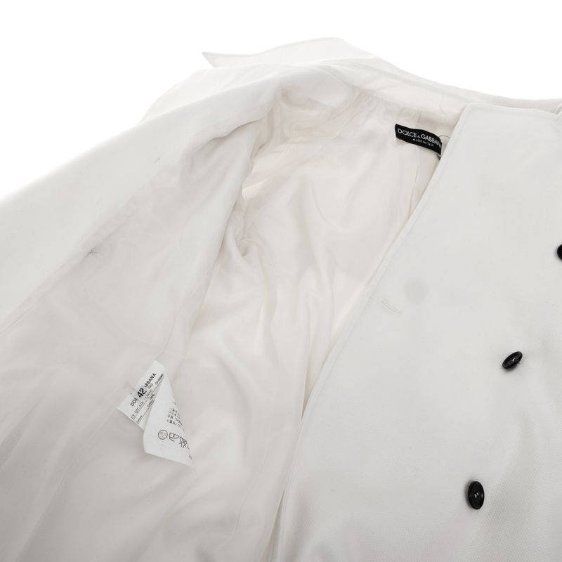 Trench-Coat-Dolce---Gabbana-Algodao-Branco-
