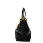 Bolsa-Christian-Dior-Vintage-Lady-Dior-Cannage-Preto-