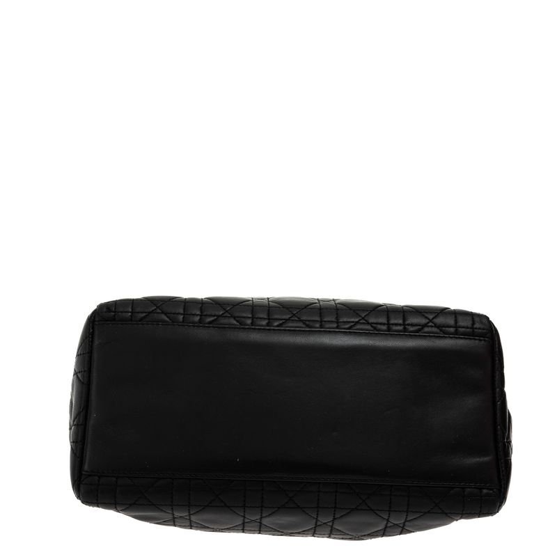 Bolsa-Christian-Dior-Vintage-Lady-Dior-Cannage-Preto-
