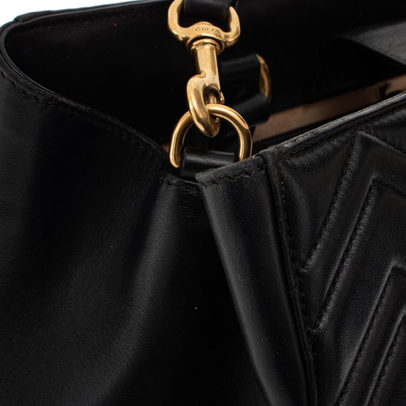 Bolsa-Gucci-Marmont-Tote-Media-Preta
