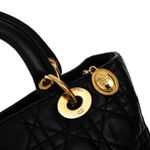 Bolsa-Christian-Dior-Vintage-Lady-Dior-Cannage-Preto-