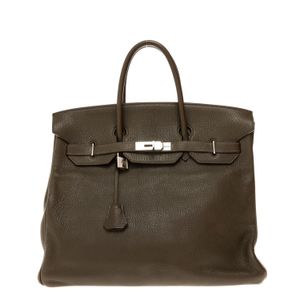 Bolsa Hermes Birkin HAC 40 Clemence Marrom