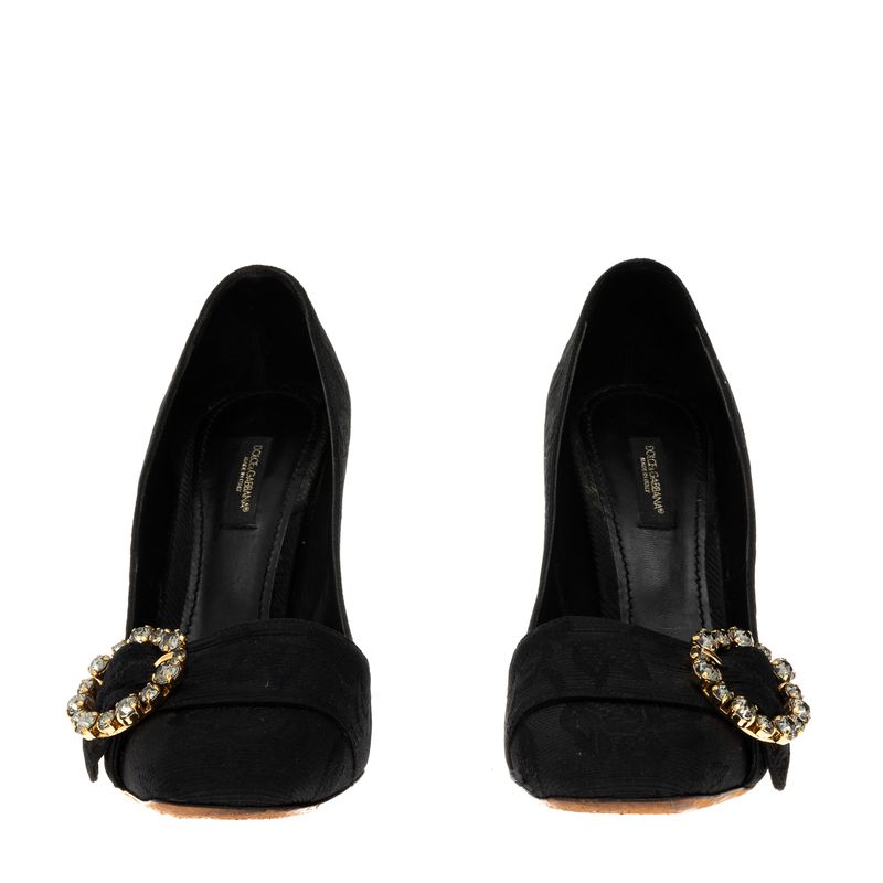 72493-Sapato-de-Salto-Dolce-Gabbana-Preto-Fivela-Cristais-4