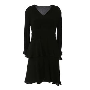 Vestido Cris Barros Viscose Preto