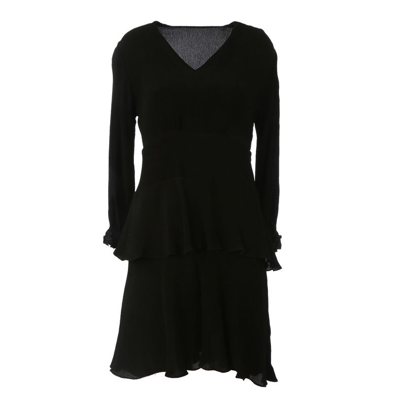 Vestido-Cris-Barros-Viscose-Preto-