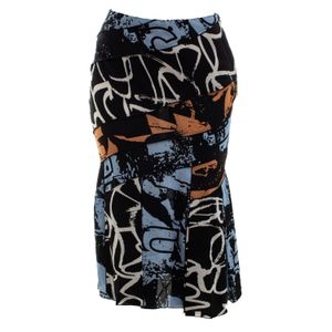 Saia Proenza Schouler Preta Estampada Recortes
