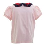 Camisa-Polo-Gucci-Infantil-Rose-Gola-Renda