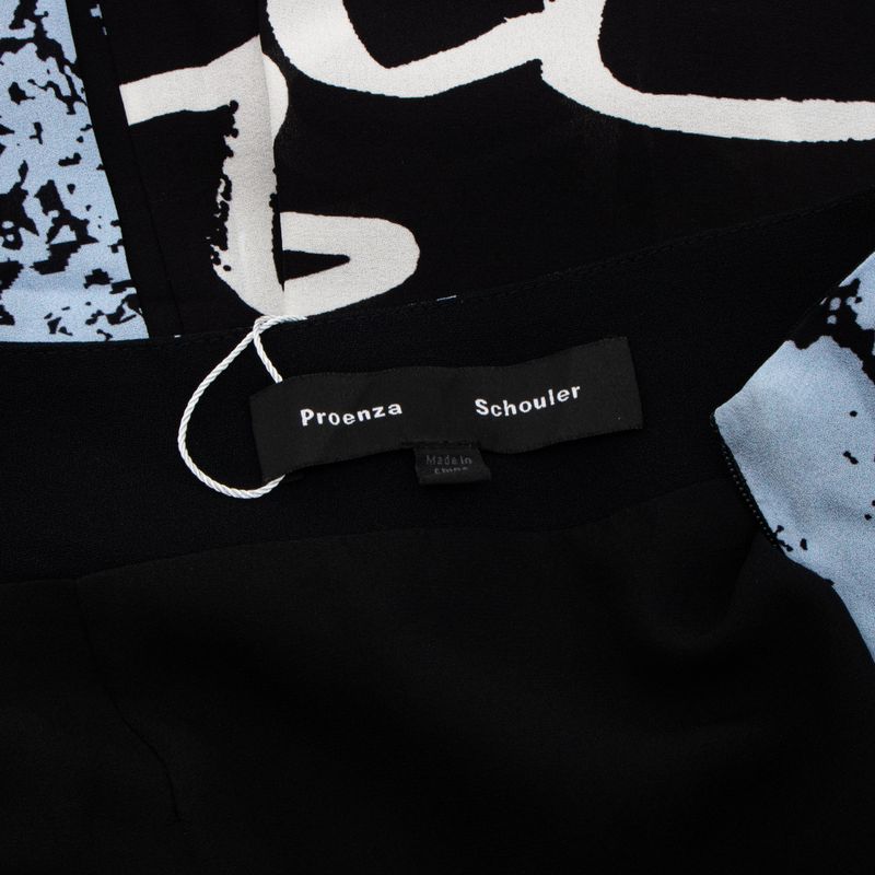 Saia-Proenza-Schouler-Preta-Estampada-Recortes