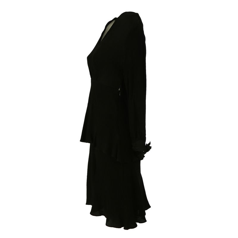 Vestido-Cris-Barros-Viscose-Preto-