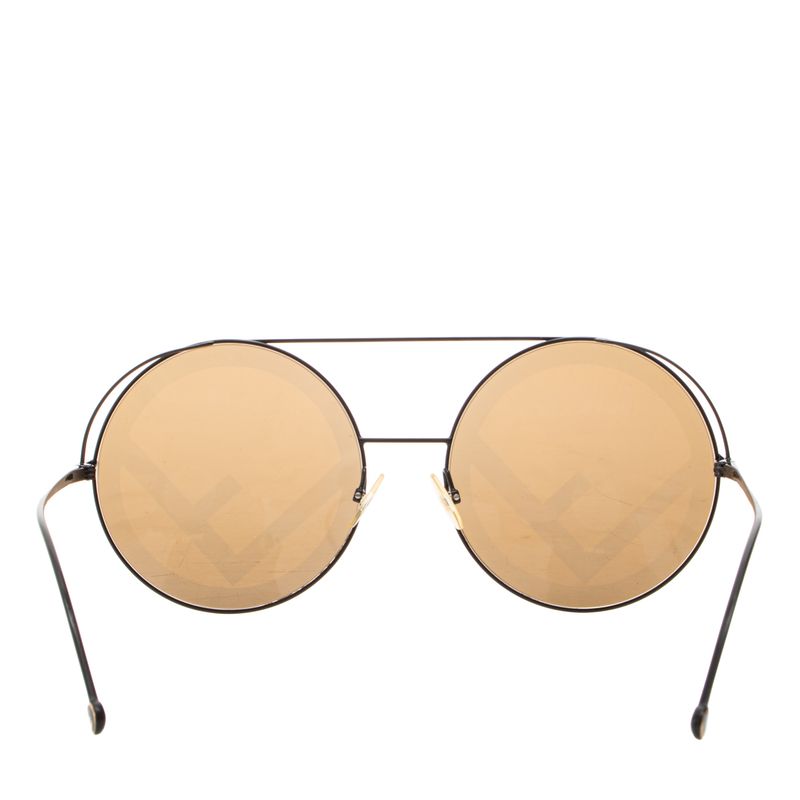 Oculos-Fendi-FF-0285-s-Redondo-Metal-Preto