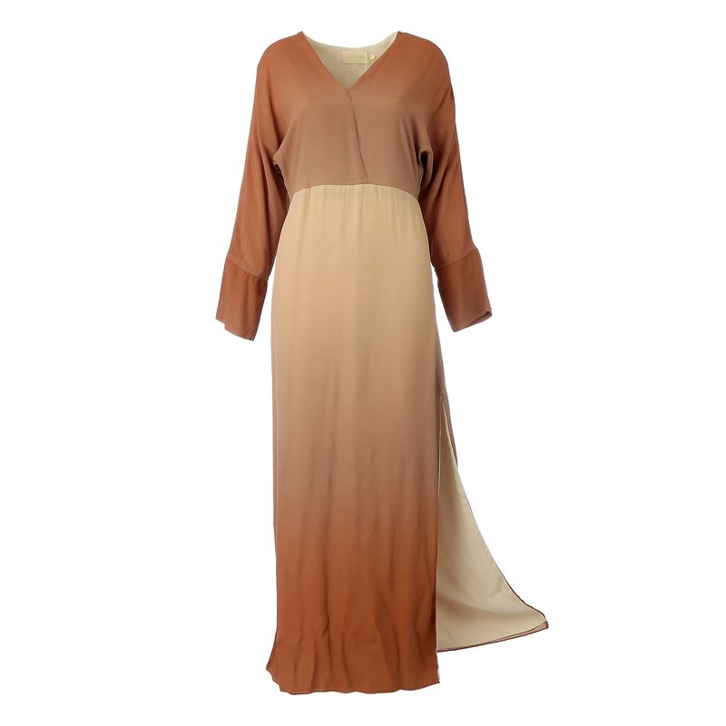 Vestido-Cris-Barros-Marrom-Degrade