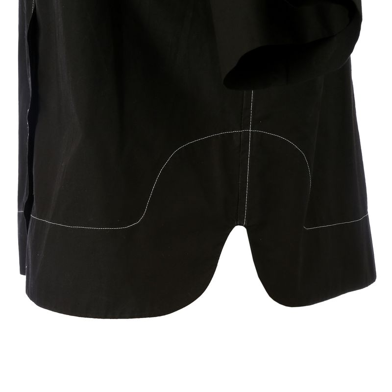 Camisa-Ganni-Algodao-Preta