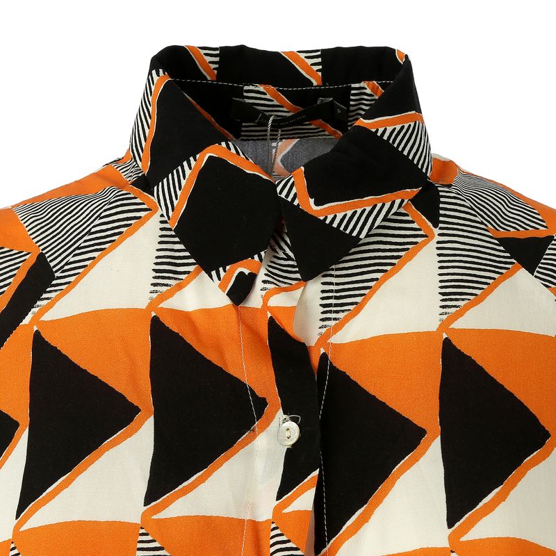 Camisa-Lenny-Niemeyer-Estampada-Laranja-Preto-e-Branco-