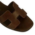 Rasteira-Hermes-Oran-Marrom