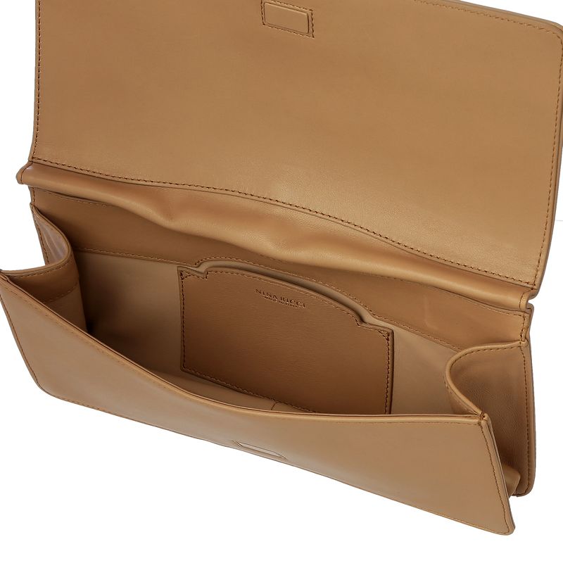 Clutch-Nina-Ricci-Couro-Bege