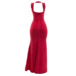Vestido-Herve-Leger-Longo-Magenta