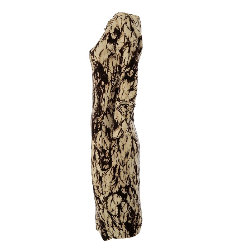 Vestido-Blumarine-Marrom-e-Pedraria