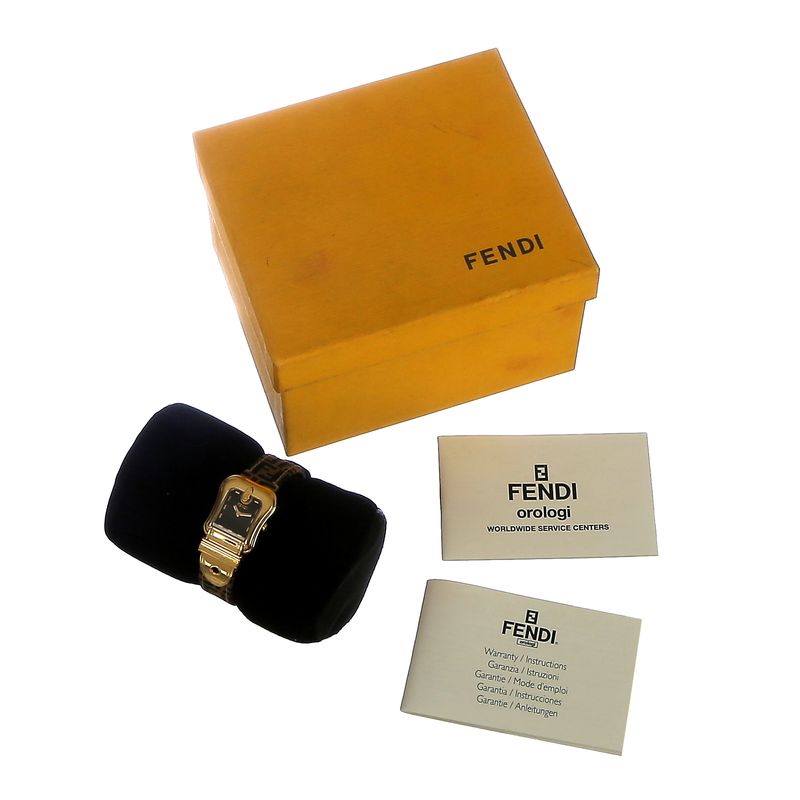 Relogio-Fendi-Dourado-e-Canvas