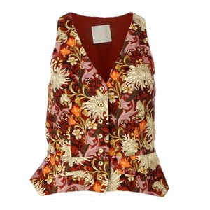 Colete Paula Raia Estampa Floral