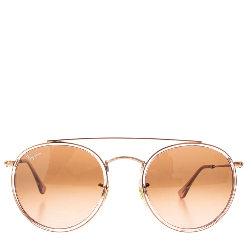 Oculos-Ray-Ban-Round-Marrom