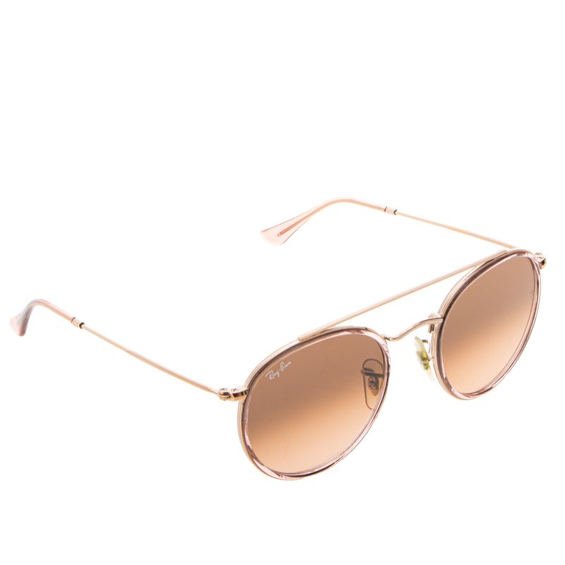 Oculos-Ray-Ban-Round-Marrom