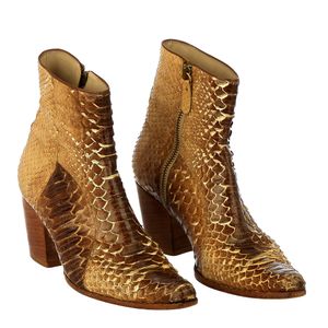 Bota Pollignanno AlMare Couro Python
