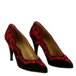 Sapato-Gianni-Versace-Preto-e-Vermelho