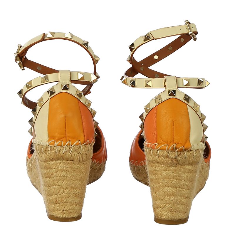 Espadrille-Valentino-Garavani-Couro-Laranja