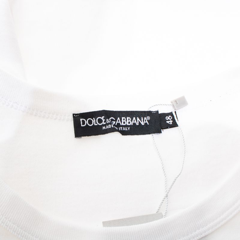 Blusa-Dolce---Gabbana-Algodao-Branco