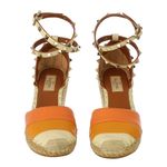 Espadrille-Valentino-Garavani-Couro-Laranja